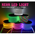 110 v 220 v luz de tira de neón flexible rojo azul amarillo verde blanco cálido rgb decoratio al aire libre led neón precio de la flexión